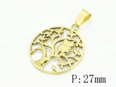 HY Wholesale Pendant Jewelry 316L Stainless Steel Jewelry Pendant-HY12P1848JL
