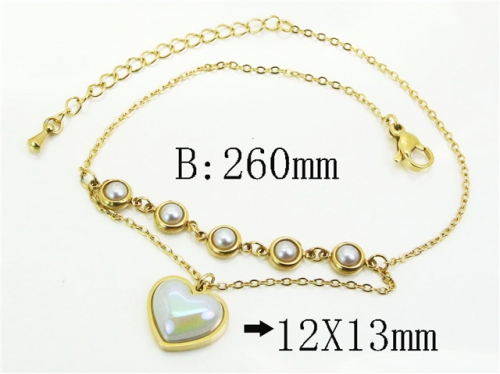 HY Wholesale Bracelets 316L Stainless Steel Jewelry Bracelets-HY32B1110HHS