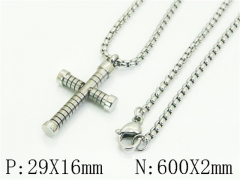 HY Wholesale Stainless Steel 316L Jewelry Popular Necklaces-HY41N0327HLT
