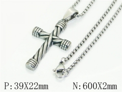 HY Wholesale Stainless Steel 316L Jewelry Popular Necklaces-HY41N0319HHD