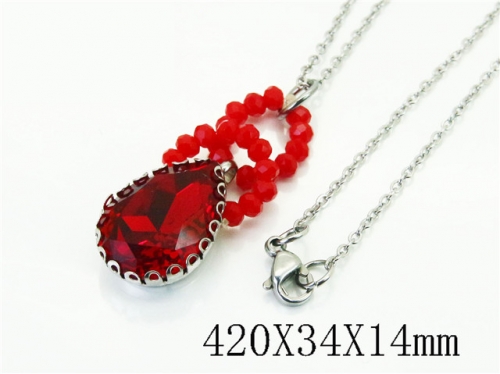 HY Wholesale Stainless Steel 316L Jewelry Popular Necklaces-HY92N0541OC