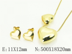 HY Wholesale Jewelry Set 316L Stainless Steel jewelry Set Fashion Jewelry-HY45S0080HME