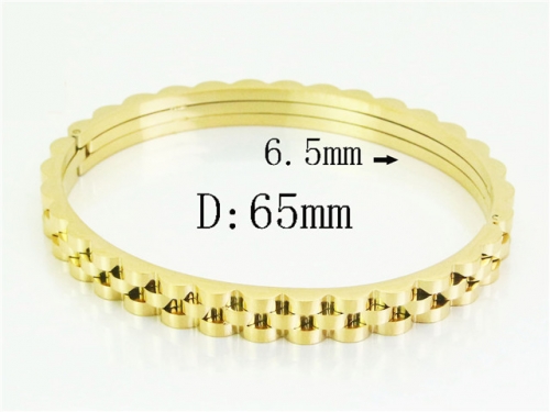 HY Wholesale Bangles Jewelry Stainless Steel 316L Popular Bangle-HY14B0285HLE