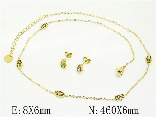 HY Wholesale Jewelry Set 316L Stainless Steel jewelry Set Fashion Jewelry-HY32S0131HJR