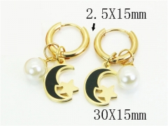 HY Wholesale Earrings 316L Stainless Steel Earrings Jewelry-HY60E1957BJL