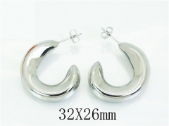HY Wholesale Earrings 316L Stainless Steel Earrings Jewelry-HY74E0128OV