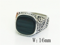 HY Wholesale Rings Jewelry Stainless Steel 316L Rings-HY17R1009HIB