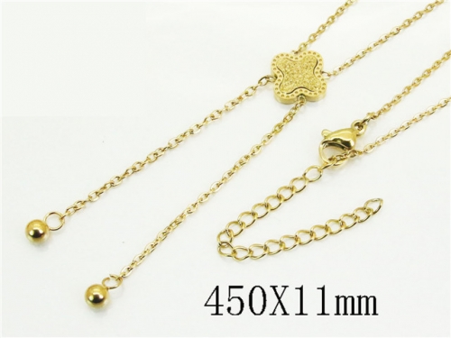 HY Wholesale Stainless Steel 316L Jewelry Popular Necklaces-HY92N0544KE