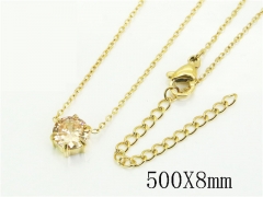 HY Wholesale Stainless Steel 316L Jewelry Popular Necklaces-HY12N0790ENL