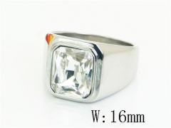 HY Wholesale Rings Jewelry Stainless Steel 316L Rings-HY17R1030HIQ