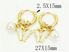 HY Wholesale Earrings 316L Stainless Steel Earrings Jewelry-HY60E1970EJL