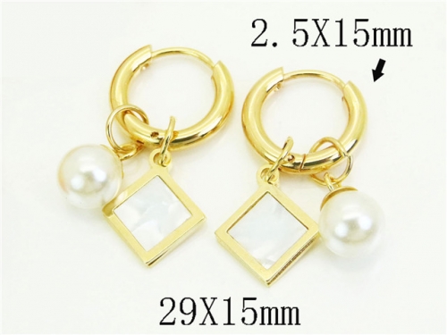 HY Wholesale Earrings 316L Stainless Steel Earrings Jewelry-HY60E1972WJL