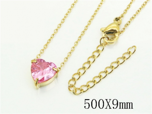 HY Wholesale Stainless Steel 316L Jewelry Popular Necklaces-HY12N0765UNL