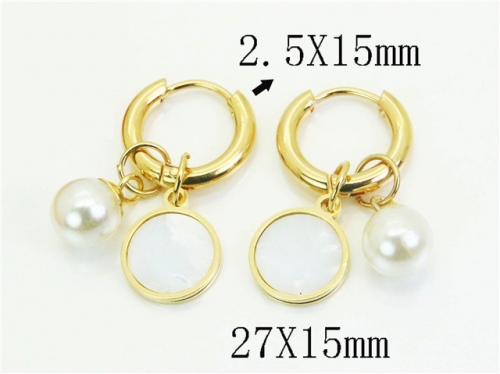 HY Wholesale Earrings 316L Stainless Steel Earrings Jewelry-HY60E1956WJL