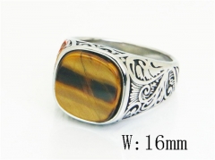 HY Wholesale Rings Jewelry Stainless Steel 316L Rings-HY17R1008HIF