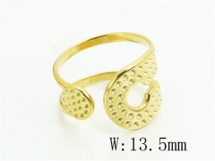 HY Wholesale Rings Jewelry Stainless Steel 316L Rings-HY12R0887YJL