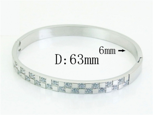 HY Wholesale Bangles Jewelry Stainless Steel 316L Popular Bangle-HY14B0290HKS