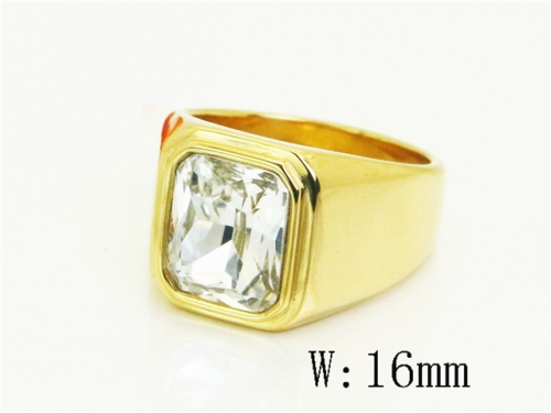 HY Wholesale Rings Jewelry Stainless Steel 316L Rings-HY17R1042HJB