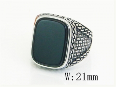 HY Wholesale Rings Jewelry Stainless Steel 316L Rings-HY17R0982HID