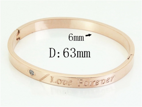 HY Wholesale Bangles Jewelry Stainless Steel 316L Popular Bangle-HY14B0298HXX