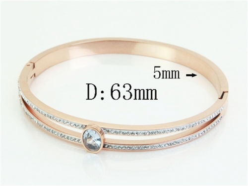 HY Wholesale Bangles Jewelry Stainless Steel 316L Popular Bangle-HY14B0289HKE