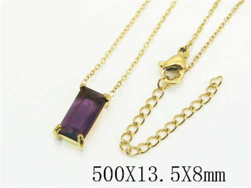 HY Wholesale Stainless Steel 316L Jewelry Popular Necklaces-HY12N0769VNL