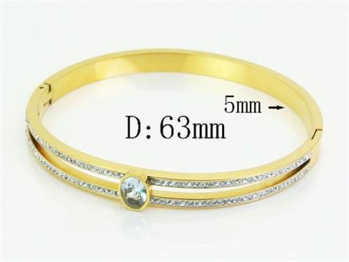 HY Wholesale Bangles Jewelry Stainless Steel 316L Popular Bangle-HY14B0288HKD