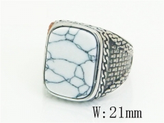 HY Wholesale Rings Jewelry Stainless Steel 316L Rings-HY17R0974HID