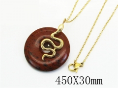 HY Wholesale Stainless Steel 316L Jewelry Popular Necklaces-HY92N0543HNX