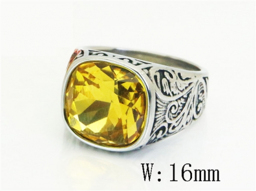 HY Wholesale Rings Jewelry Stainless Steel 316L Rings-HY17R0999HIY