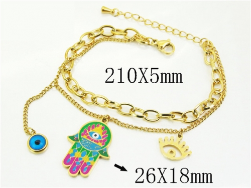 HY Wholesale Bracelets 316L Stainless Steel Jewelry Bracelets-HY32B1123HIF