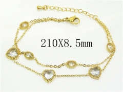 HY Wholesale Bracelets 316L Stainless Steel Jewelry Bracelets-HY32B1121HIX