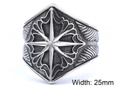 HY Wholesale Rings Jewelry 316L Stainless Steel Jewelry Rings-HY0153R0133