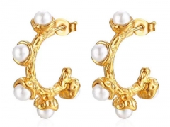 HY Wholesale Earrings 316L Stainless Steel Earrings Jewelry-HY0069E0275