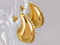 HY Wholesale Earrings 316L Stainless Steel Earrings Jewelry-HY0069E0294