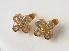 HY Wholesale Earrings 316L Stainless Steel Earrings Jewelry-HY0123E0104