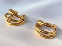 HY Wholesale Earrings 316L Stainless Steel Earrings Jewelry-HY0123E0108