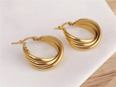 HY Wholesale Earrings 316L Stainless Steel Earrings Jewelry-HY0123E0090