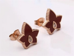 HY Wholesale Earrings 316L Stainless Steel Earrings Jewelry-HY0123E0147