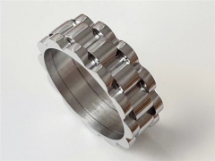 HY Wholesale Rings Jewelry 316L Stainless Steel Jewelry Rings-HY0123R0015