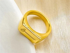 HY Wholesale Rings Jewelry 316L Stainless Steel Jewelry Rings-HY0123R0331