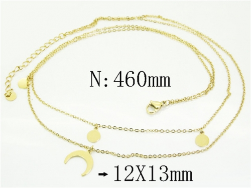 HY Wholesale Stainless Steel 316L Jewelry Popular Necklaces-HY30N0145PL