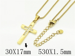 HY Wholesale Stainless Steel 316L Jewelry Popular Necklaces-HY30N0109HLL