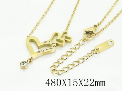 HY Wholesale Stainless Steel 316L Jewelry Popular Necklaces-HY80N0921NL