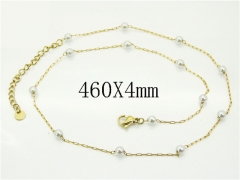 HY Wholesale Stainless Steel 316L Jewelry Popular Necklaces-HY30N0116HIL