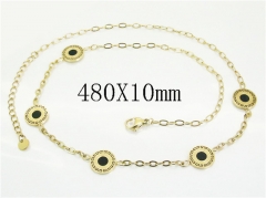 HY Wholesale Stainless Steel 316L Jewelry Popular Necklaces-HY30N0093HHL
