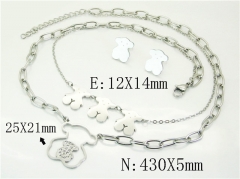 HY Wholesale Jewelry Set 316L Stainless Steel jewelry Set Fashion Jewelry-HY21S0443IEE