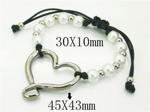 HY Wholesale Bracelets 316L Stainless Steel Jewelry Bracelets-HY21B0634HLR