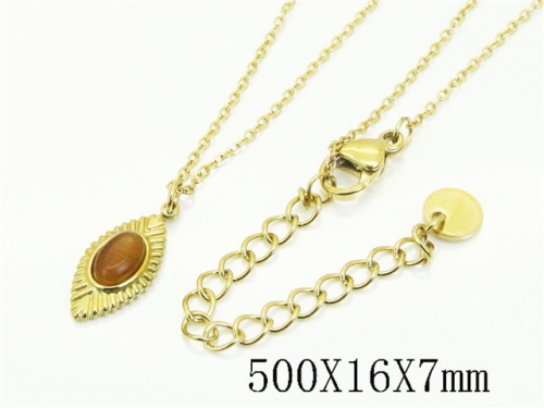 HY Wholesale Stainless Steel 316L Jewelry Popular Necklaces-HY30N0133HEL