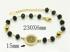 HY Wholesale Bracelets 316L Stainless Steel Jewelry Bracelets-HY24B0257CPO